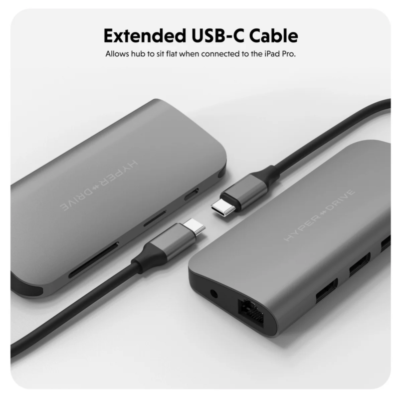Hyper - 9-Port Universal USB-C Hub - Docking Station HD30F-Gray - Image 9